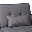 Pemberly Row Slate Fabric Upholstered Convertible Sleeper Sofa