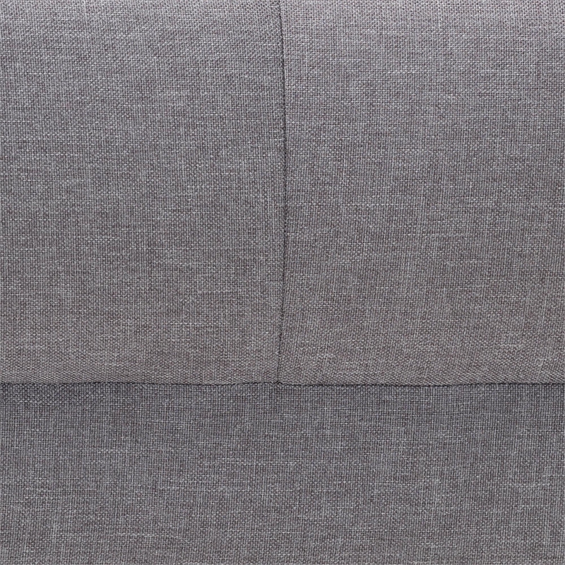 Pemberly Row Slate Fabric Upholstered Convertible Sleeper Sofa