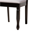 Pemberly Row Gray Fabric and Dark Brown Wood 5-Piece Dining Set