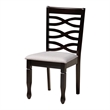 Pemberly Row Gray Fabric and Dark Brown Wood 5-Piece Dining Set