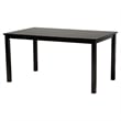 Pemberly Row Gray Fabric and Dark Brown Wood 7-Piece Dining Set