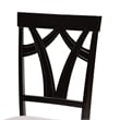 Pemberly Row Gray Fabric and Dark Brown Wood 7-Piece Dining Set