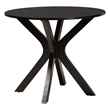 Pemberly Row Sand Fabric and Dark Brown Wood 5-Piece Dining Set