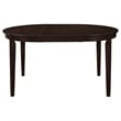 Pemberly Row 5-piece Wood Oval Dining Set with Extension Leaf Cappuccino & Beige