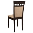 Pemberly Row 5-piece Wood Oval Dining Set with Extension Leaf Cappuccino & Beige