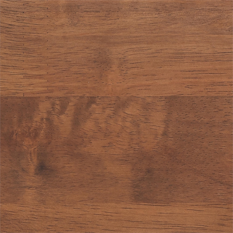 Pemberly Row Walnut Brown Finished Wood Queen Size Platform Bed