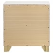 Pemberly Row 2-drawer Wood Nightstand Bedside Table White and Gold