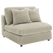 Pemberly Row Fabric Upholstered Reversible Sectional Sofa Set Sand