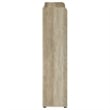 Pemberly Row 3-tier Wood Shoe Storage Cabinet Antique Pine and White