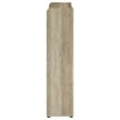 Pemberly Row 3-tier Wood Shoe Storage Cabinet Antique Pine and White