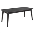 Pemberly Row 3-piece Wood Occasional Set with Coffee and End Tables Black