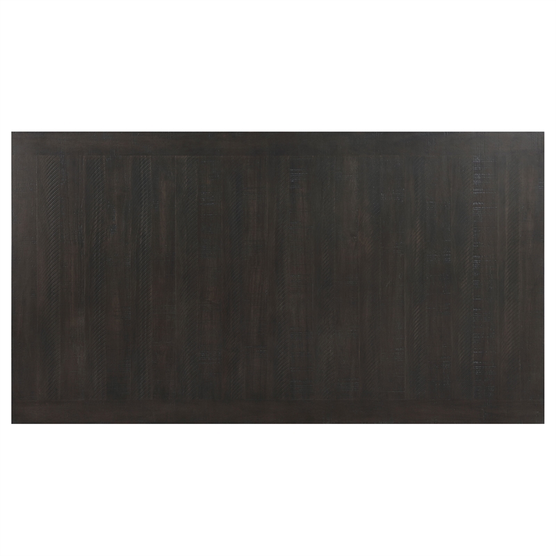 Pemberly Row Wood Counter Height Dining Table with Storage Shelves Dark Gray