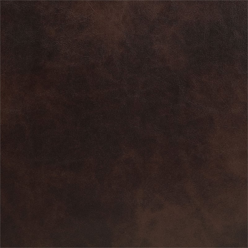 Pemberly Row Faux Leather Power Reclining Sectional Sofa Dark Brown