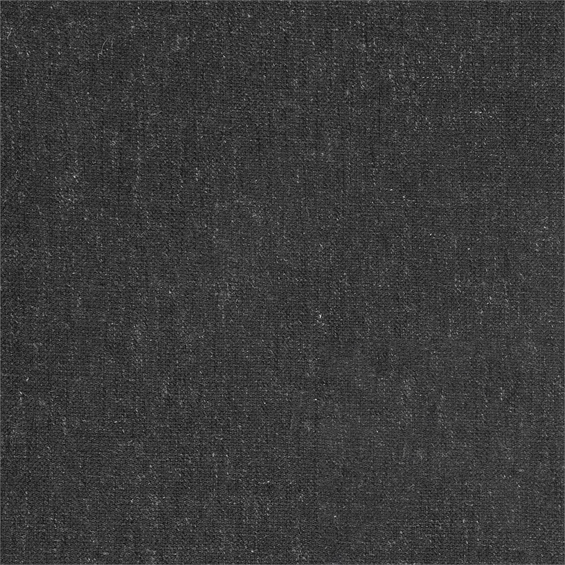 Pemberly Row Transitional Fabric Upholstered Armless Chair Charcoal