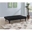 Pemberly Row Multipurpose Fabric Upholstered Convertible Sofa Bed Black