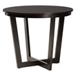 Pemberly Row Sand Fabric and Dark Brown Finished Wood 5-Piece Dining Set