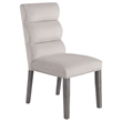 Pemberly Row Modern Fabric Upholstered Dining Side Chair in Stone