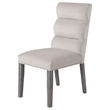 Pemberly Row Modern Fabric Upholstered Dining Side Chair in Stone