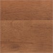 Pemberly Row Brown Wood Queen Size Platform Bed with Woven Rattan