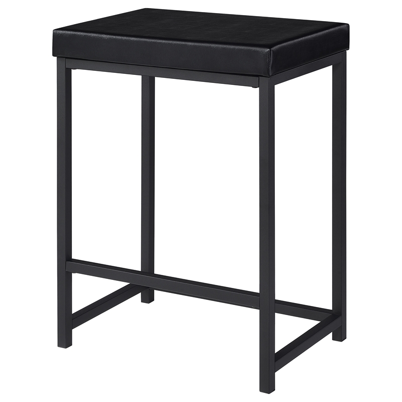 Pemberly Row 4-piece Multipurpose Wood Counter Height Table Set Black