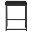 Pemberly Row 4-piece Multipurpose Wood Counter Height Table Set Black