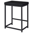 Pemberly Row 4-piece Multipurpose Wood Counter Height Table Set Black