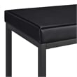 Pemberly Row 4-piece Multipurpose Wood Counter Height Table Set Black
