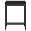 Pemberly Row 4-piece Multipurpose Wood Counter Height Table Set Black