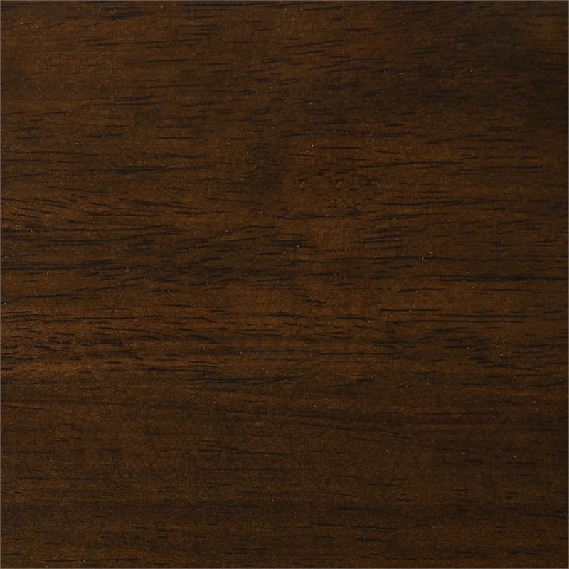 Pemberly Row Wood Pub Height Swivel Bar Stool Padded Seat Dark Cherry