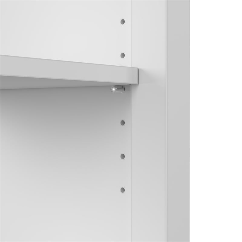 Pemberly Row Accent Cabinet with Doors in Pure White and Shiplap Gray