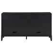 Pemberly Row 2-drawer Wood Sideboard Buffet with Storage Cabinet Black