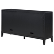 Pemberly Row 2-drawer Wood Sideboard Buffet with Storage Cabinet Black