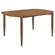 Pemberly Row Modern 7-piece Wood Oval Solid Wood Dining Set Walnut