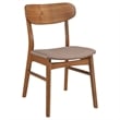 Pemberly Row Modern 7-piece Wood Oval Solid Wood Dining Set Walnut