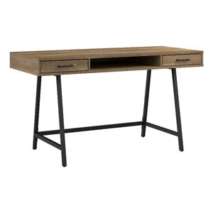 Pemberly Row 54&quotW Writing Desk in Reclaimed Pine - Engineered Wood