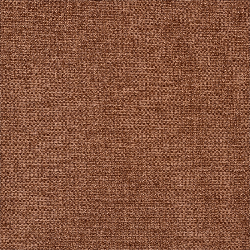 Pemberly Row Fabric Upholstered Tight Back Armless Chair Terracotta