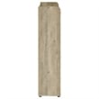 Pemberly Row 3-tier Wood Shoe Storage Cabinet Antique Pine and Gray