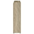 Pemberly Row 3-tier Wood Shoe Storage Cabinet Antique Pine and Gray