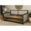 Pemberly Row Daybed in Graystone with Pop Up Trundle - Mattresses Not Included