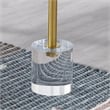 Pemberley Row Acrylic Clear Side Table Round Handcrafted 12