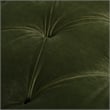 Pemberly Row Tufted Roll Arm Chaise Lounge Olive Green Velvet