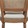 Pemberly Row Modern Rattan Wicker Counter Bar Stool in White