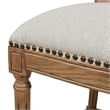 Pemberly Row Modern Rattan Wicker Counter Bar Stool in White