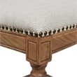 Pemberly Row Modern Rattan Wicker Counter Bar Stool in White