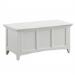 Pemberly Row Contemporary Storage Blanket Chest in Antique Ivory
