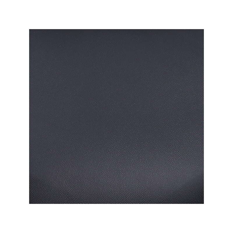 Pemberly Row Manual Faux Leather Recliner Loveseat Sofa w/ Drink Holder in Black