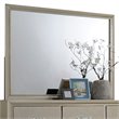 Pemberly Row Modern / Contemporary Mirror in Champagne Finish