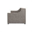 Pemberly Row Modern Wood Twin Daybed and Trundle in Gray Finish