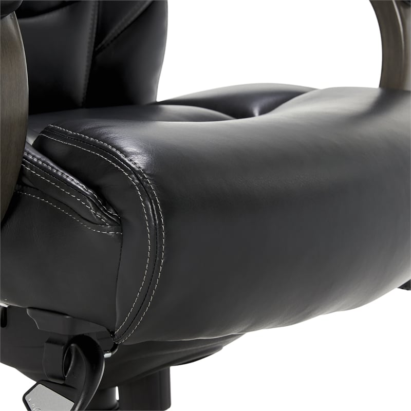 Pemberly Row Big & Tall Executive Office Chair Weathered Black