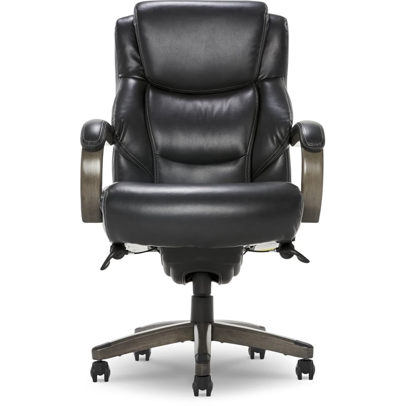 Pemberly Row Big & Tall Executive Office Chair Weathered Black